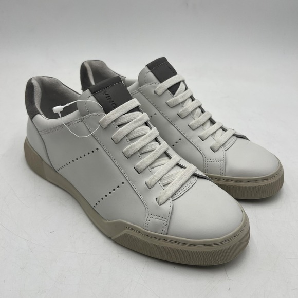 Vince Other - Vince Mercer Shoes Mens 7.5 White Gray Leather Low Top Casual Sneakers Classic